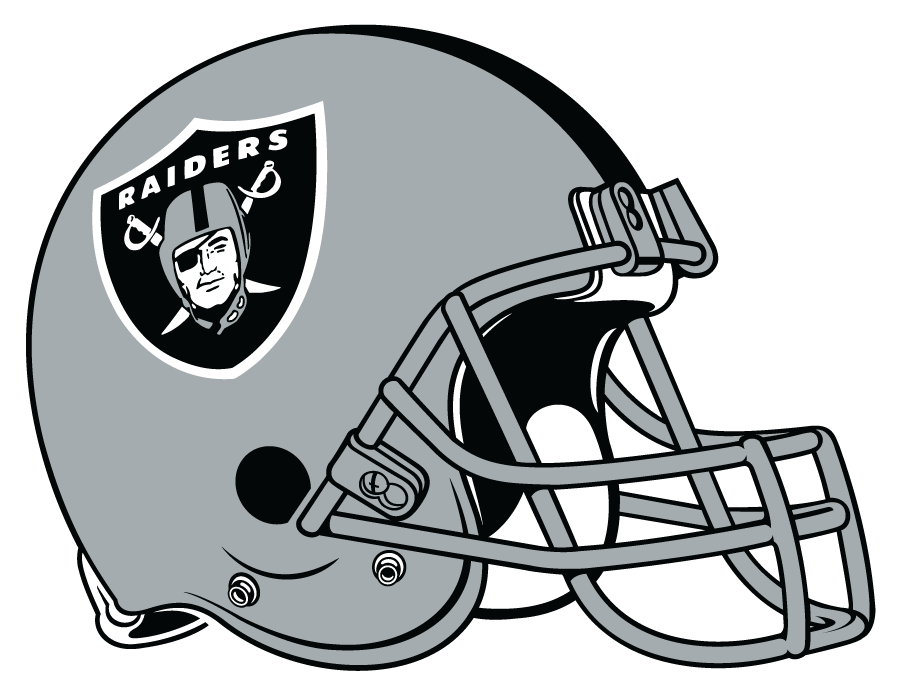 Oakland Raiders 1995-Pres Helmet iron on transfers for fabric